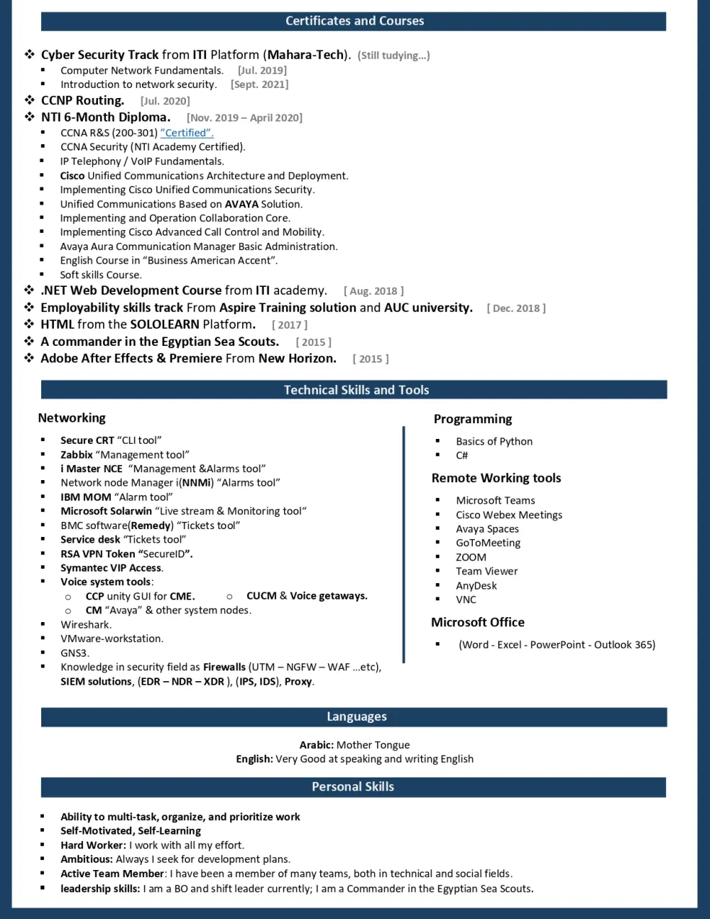 تصميم وكتابة سيرة ذاتية احترافية تتجاوز أنظمة التوظيف (ATS)