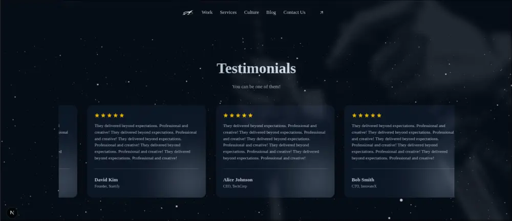 صفحة هبوط احترافية متجاوبة بـ HTML وCSS وTailwindCSS