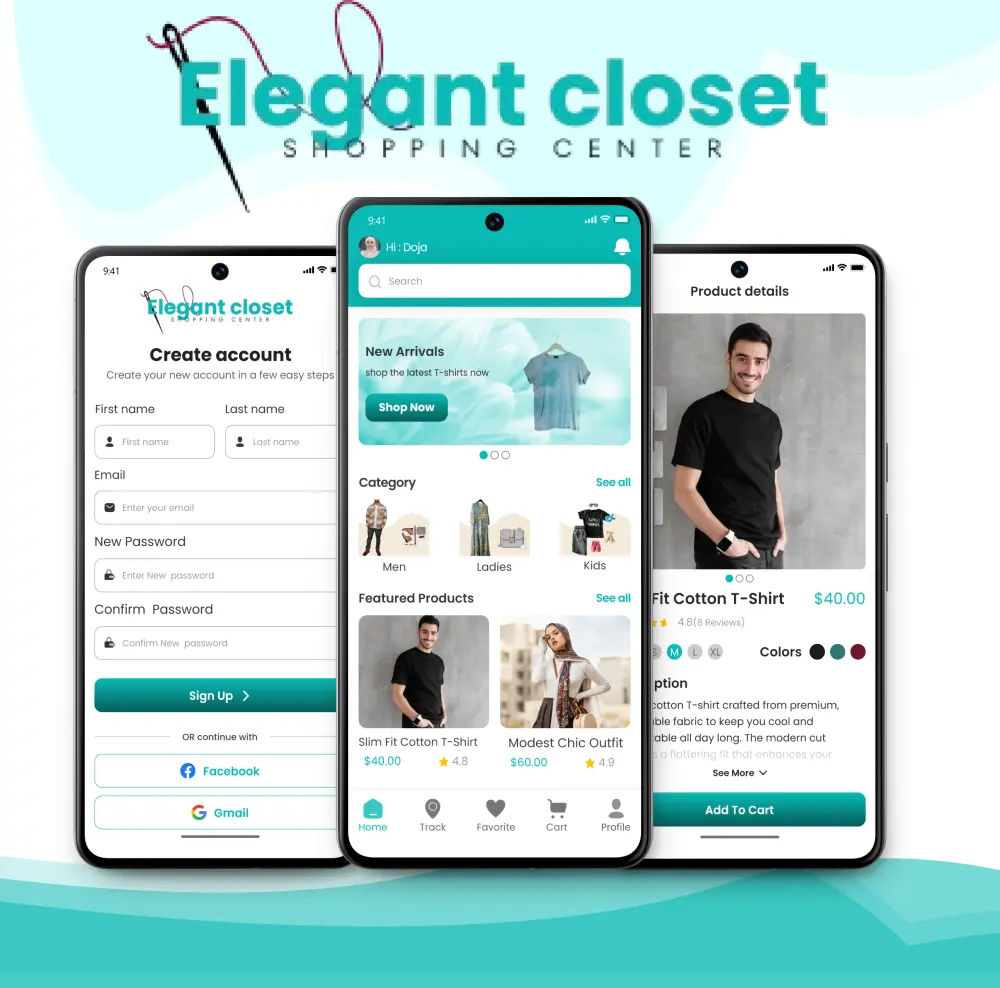 تصميم واجهات مستخدم احترافية لتطبيقات الموبايل والمواقع الإلكترونية