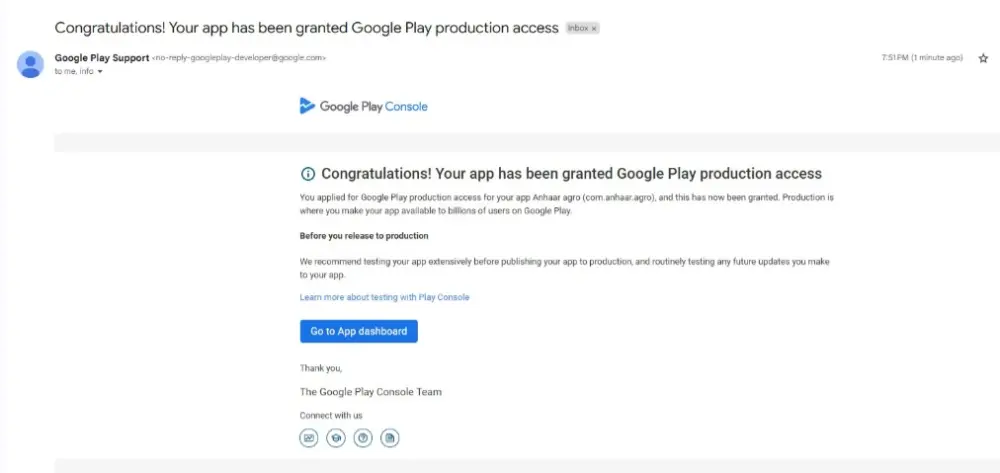 الاختبار المغلق لتطبيقات جوجل بلاي وتفعيل إذن الإصدار العلني