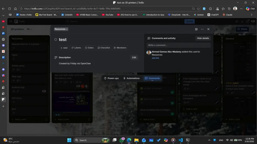 سأقوم بتثبيت OpenClaw وإعداد الأتمتة لك خطوة بخطوة