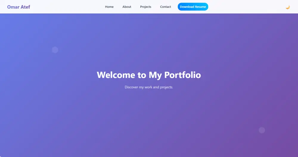 تصميم بورتوفليو جذاب واحترافي متجاوب علي الموبايل والكمبيوتر