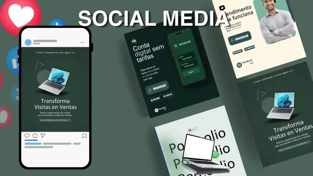 تصميم واحد  منشورات احترافية وجذابة لوسائل التواصل الاجتماعي