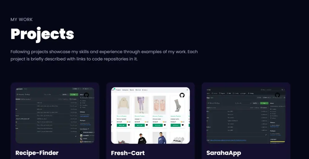 إنشاء موقع Portfolio شخصي احترافي باستخدام React و tailwind