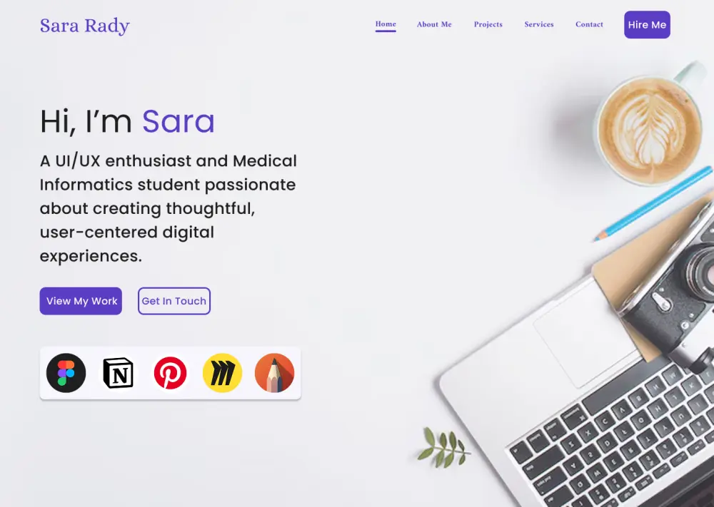 سأصمم لك بورتفوليو احترافي يبرز مهاراتك وأعمالك بطريقة جذّاب