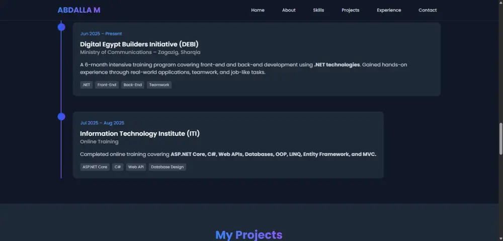تصميم portfolio احترافي بتقنيات حديثة لعرض مهاراتك بشكل مميز