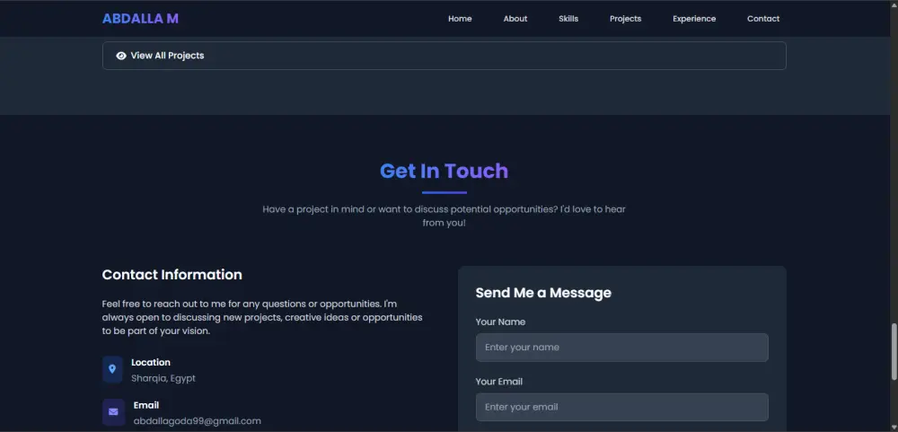 تصميم portfolio احترافي بتقنيات حديثة لعرض مهاراتك بشكل مميز