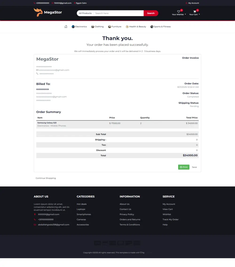بناء مواقع  أو أنظمه كامل باستخدام ASP.NET Core و SQL Server