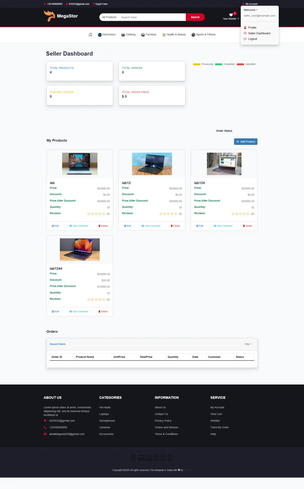بناء مواقع  أو أنظمه كامل باستخدام ASP.NET Core و SQL Server