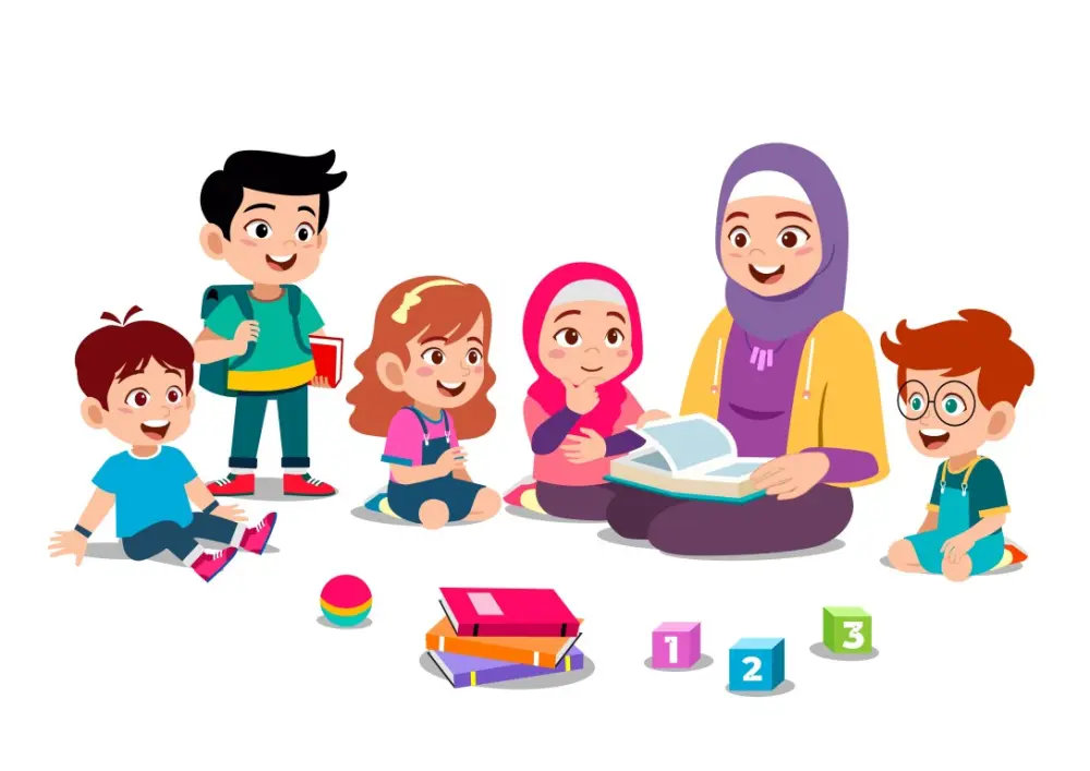 تعليم القرآن الكريم وأحكام التجويد واللغة العربية