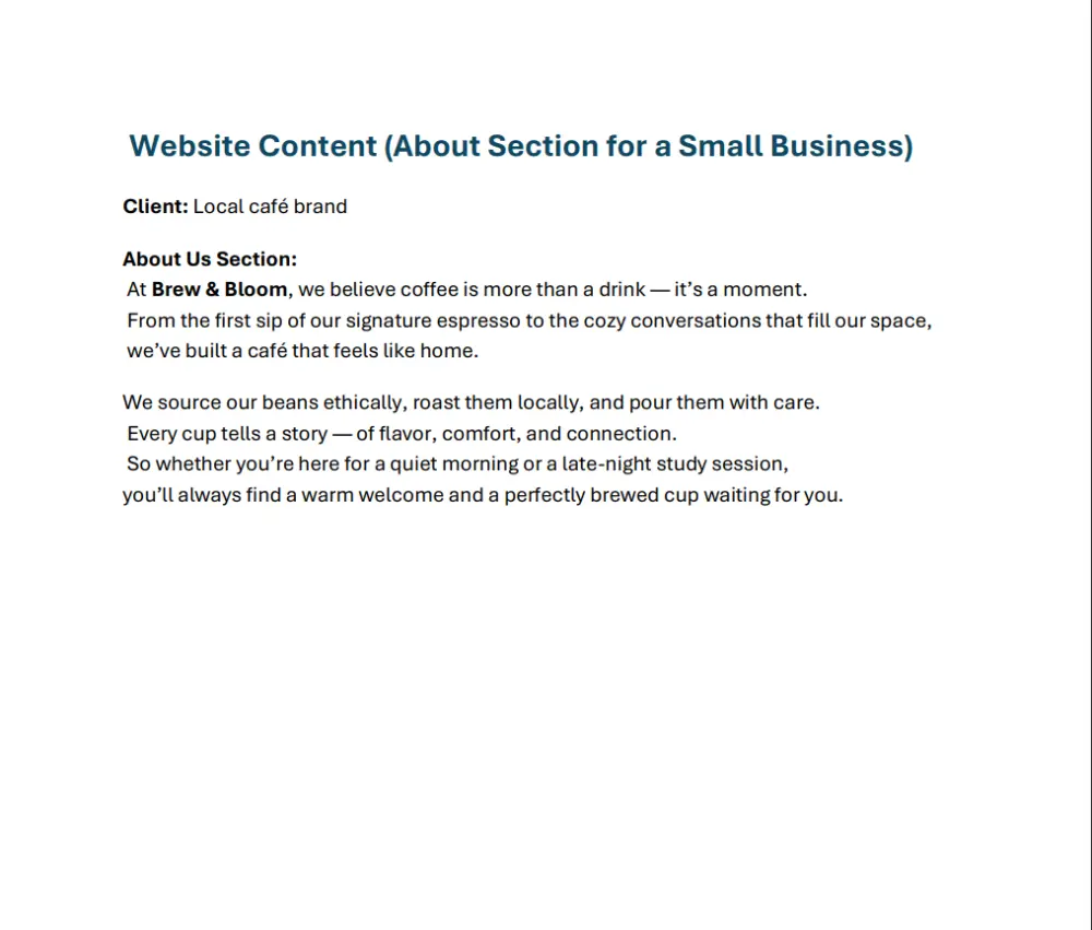 كتابة سكريبتات ومحتوى تسويقي واقعي بالعربية أو الإنجليزية