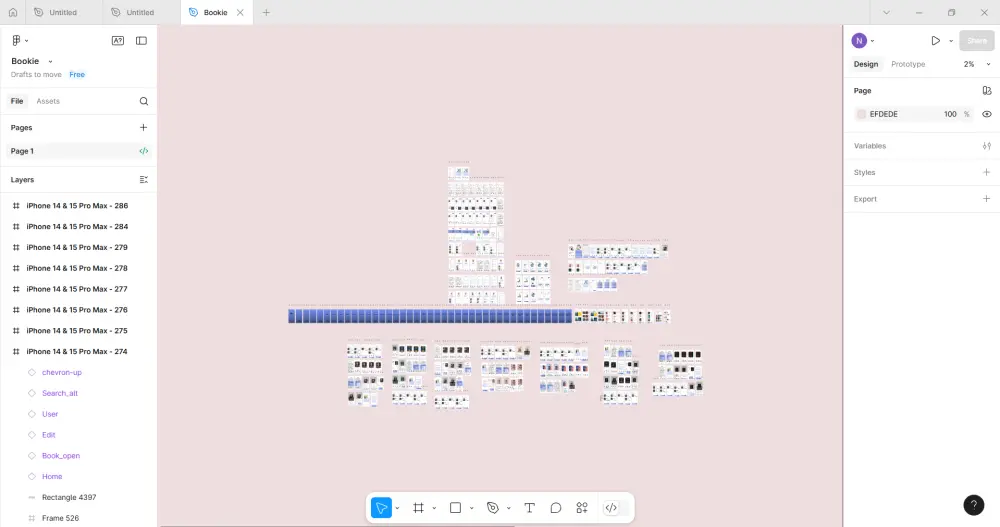 تصميم واجهة مستخدم (UI/UX) احترافية لصفحة موقع أو تطبيق باستخدام Figma