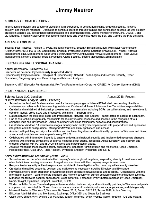 كتابة سيرة ذاتية احترافية Professional CV توافق نظام ATS