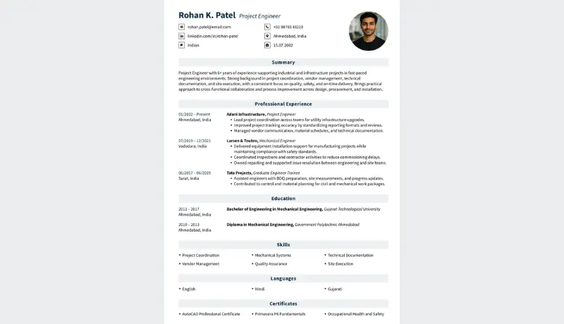 كتابة وتصميم CV احترافي متوافق مع ATS بأي لغه تريد