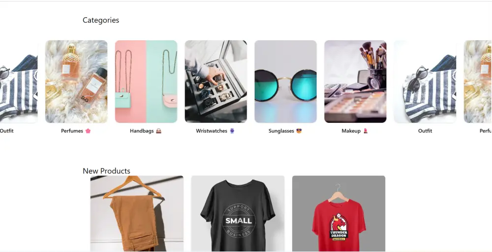 متجر الكتروني لبيع الملابس