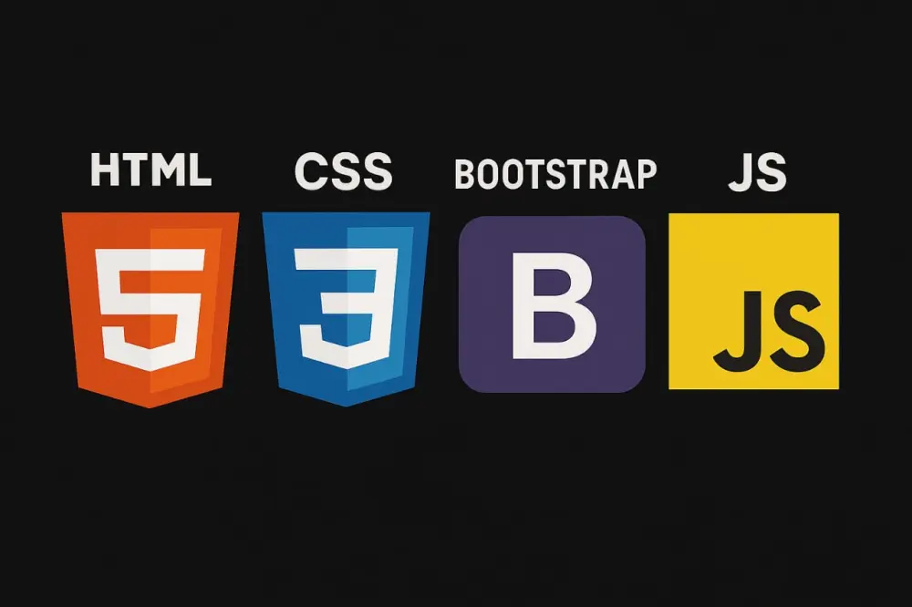 تطوير واجهة امامية متجاوبة و تفاعلية لموقع باستخدام HTML,CSS,Bootstrap,JavaScript