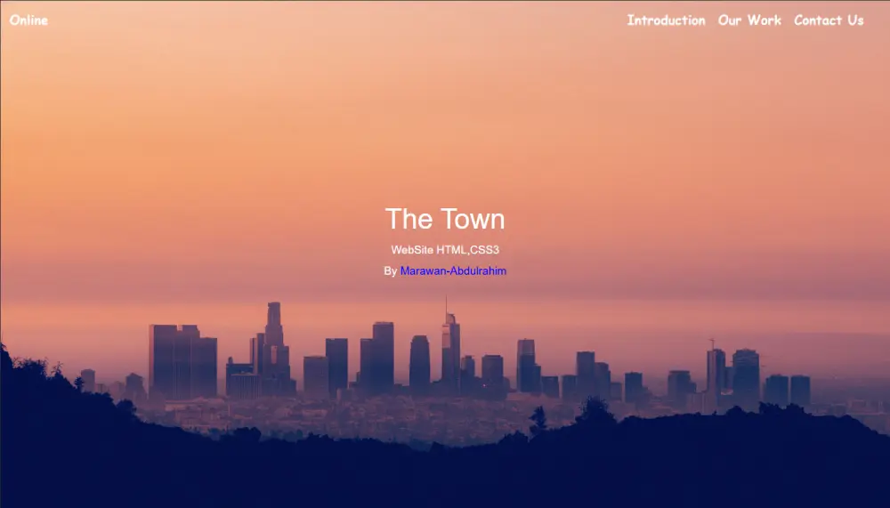 تطوير واجهة امامية متجاوبة و تفاعلية لموقع باستخدام HTML,CSS,Bootstrap,JavaScript