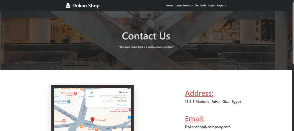 تطوير واجهة امامية متجاوبة و تفاعلية لموقع باستخدام HTML,CSS,Bootstrap,JavaScript