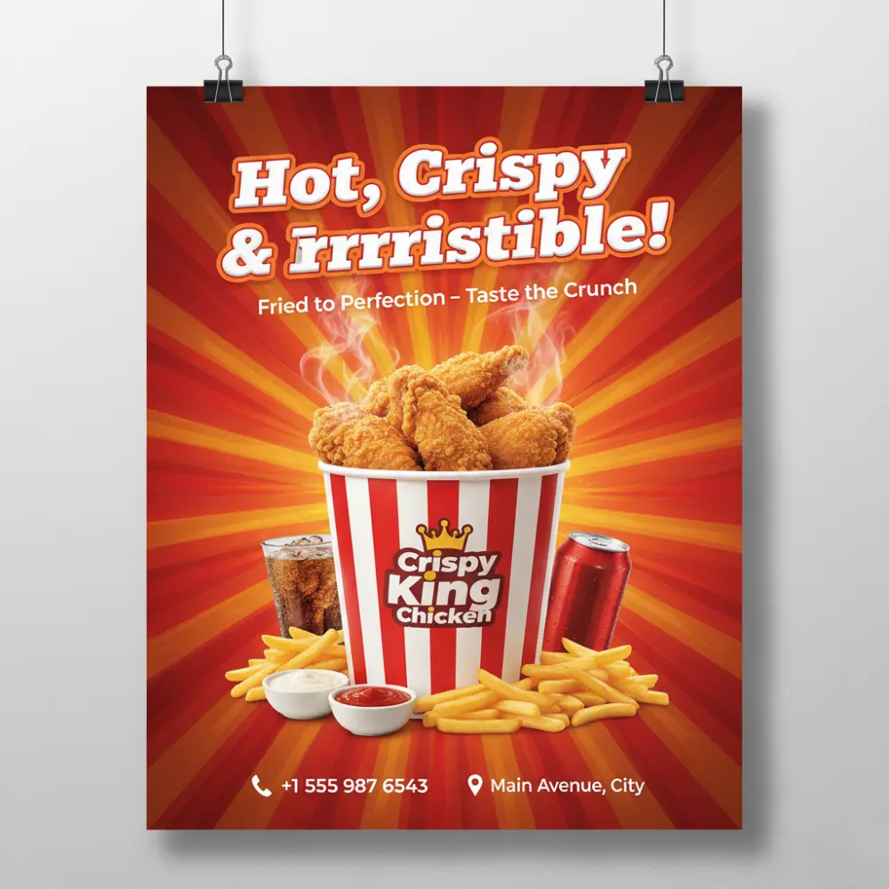 تصميم إعلانات سوشيال ميديا احترافية للمطاعم والكافيهات