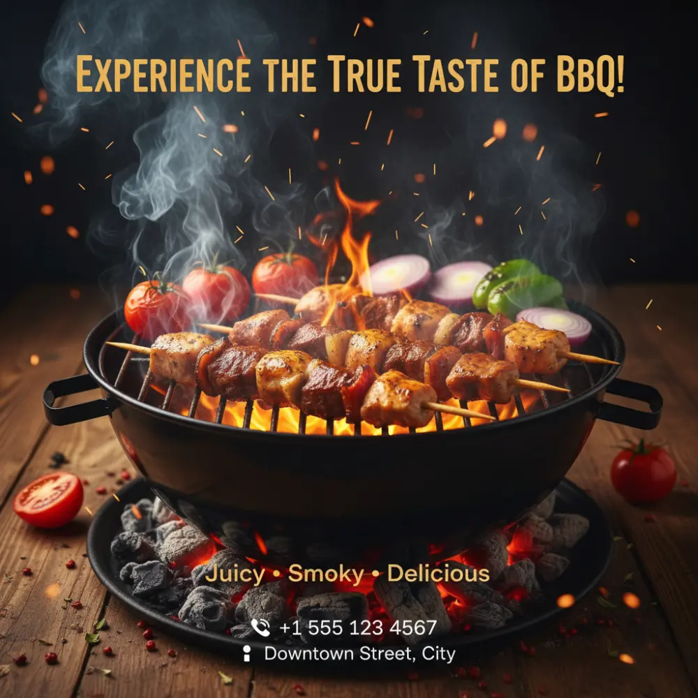 تصميم إعلانات سوشيال ميديا احترافية للمطاعم والكافيهات