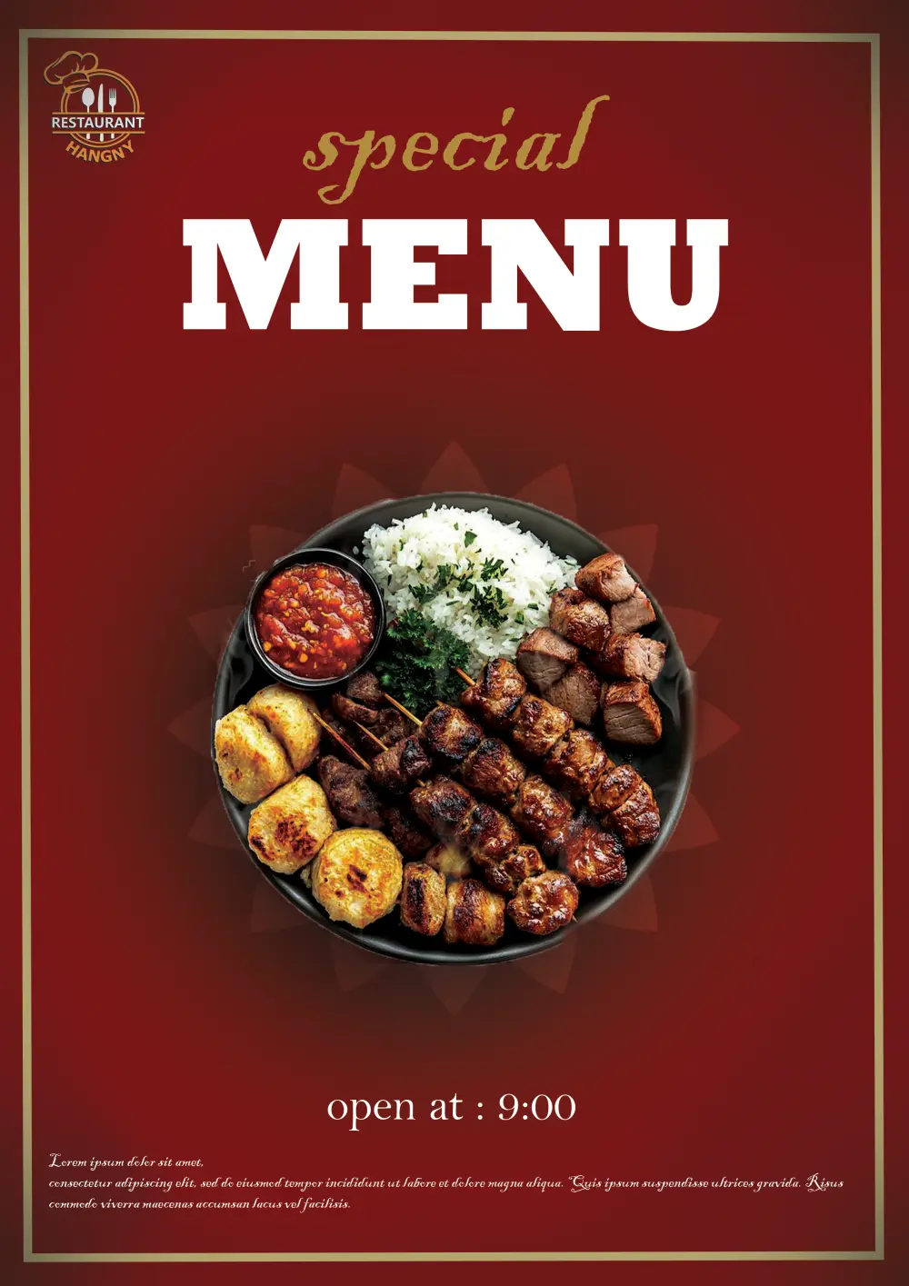 تصميم إعلانات سوشيال ميديا احترافية للمطاعم والكافيهات