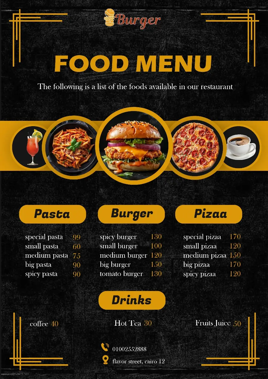 تصميم إعلانات سوشيال ميديا احترافية للمطاعم والكافيهات