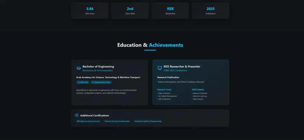 تصميم بورتفوليو و CV احترافي مميز لعرض أعمالك ومهاراتك