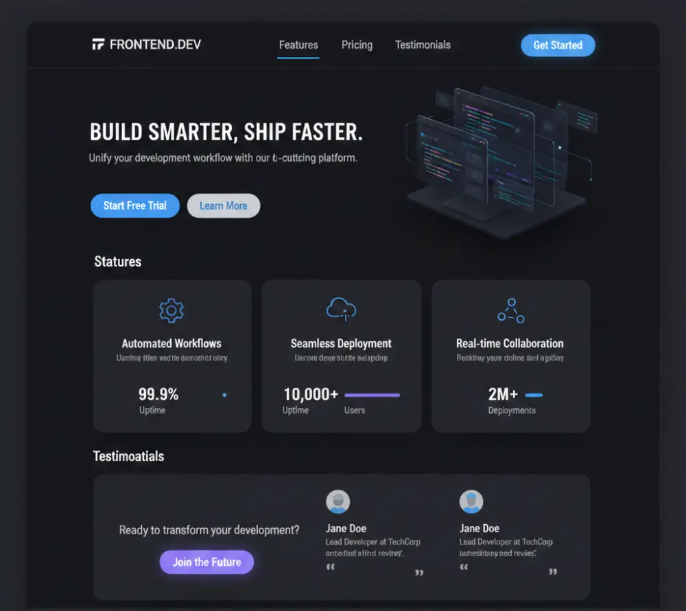 تصميم موقع ويب احترافي ومتجاوب مع جميع الأجهزة – 7 صفحات