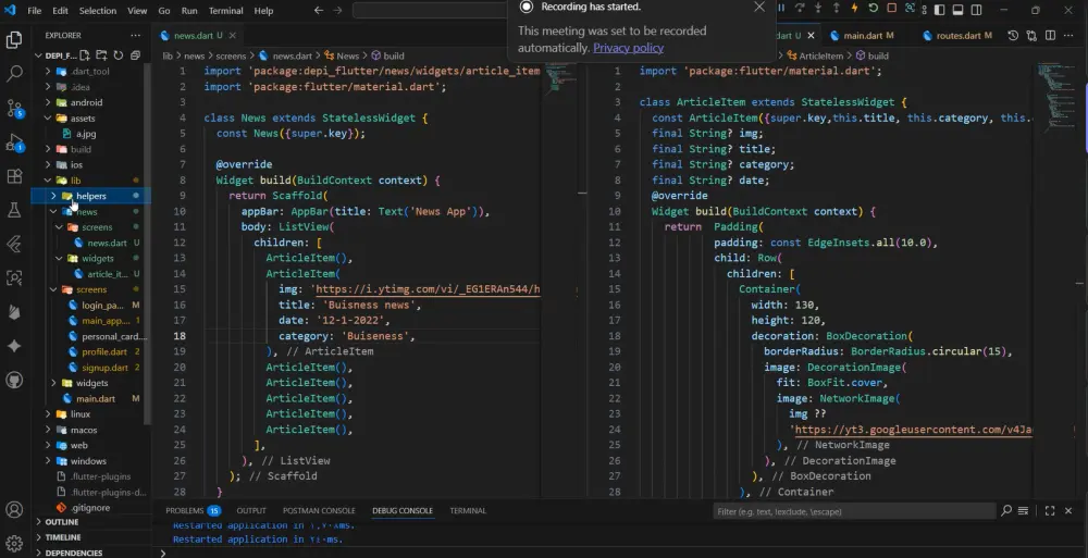 ربط تطبيق اندرويد او ios باستخدام Flutter مع API بطريقة احترافية ومنظمة