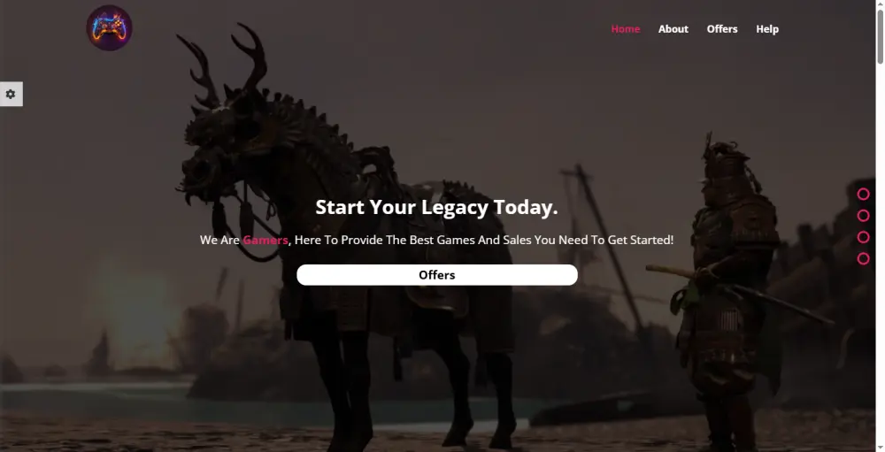 إنشاء صفحة هبوط باستخدام HTML, CSS, JavaScript