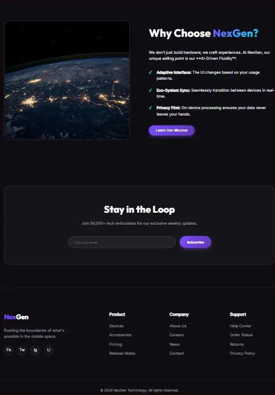 تحويل أي تصميم إلي صفحات هبوط Landing pages أو واجهة أمامية احترافية