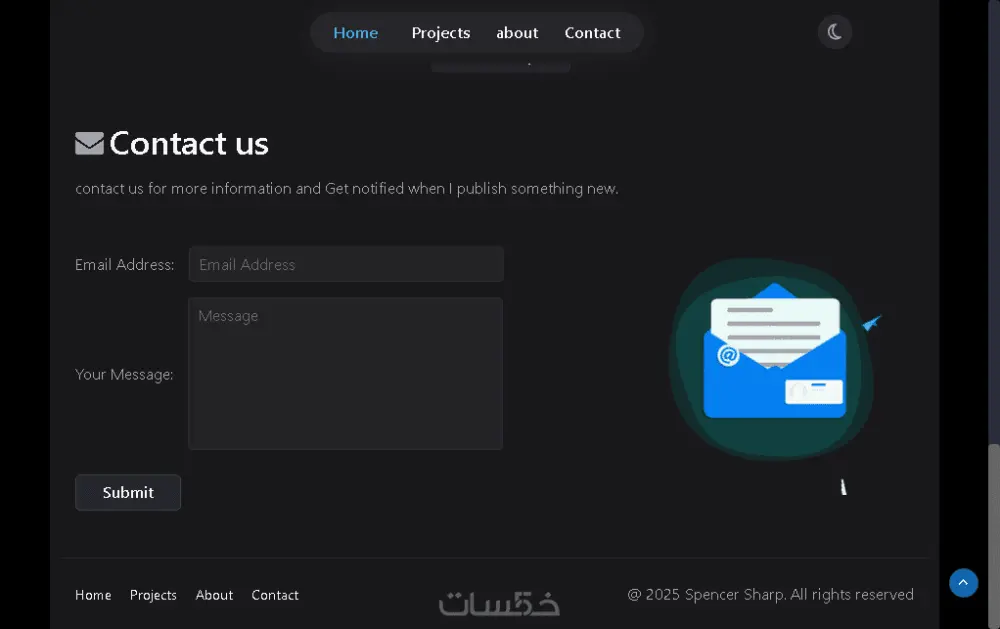 إنشاء موقع ويب كامل احترافي (شخصي / شركة / بورتفوليو)