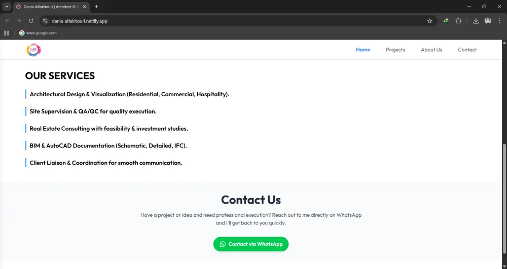 إنشاء موقع ويب كامل احترافي (شخصي / شركة / بورتفوليو)