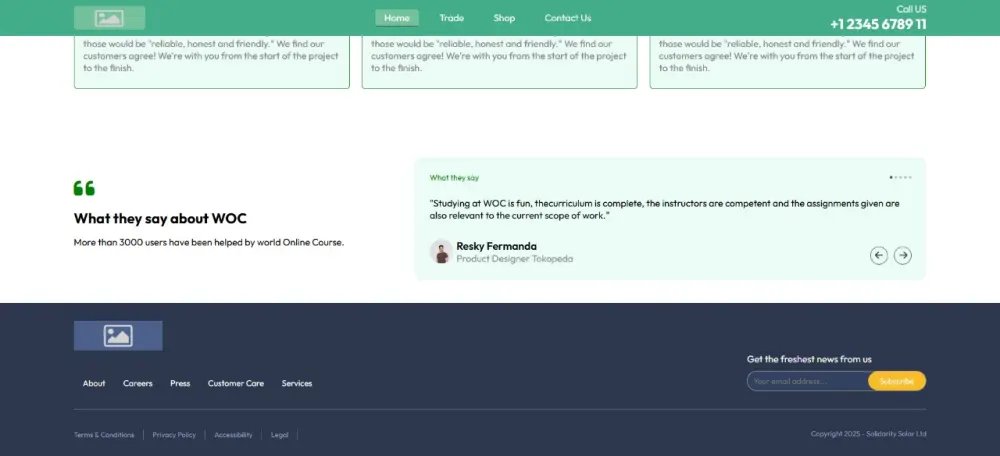تصميم Landing Page احترافية و سريعة الاستجابة Responsive