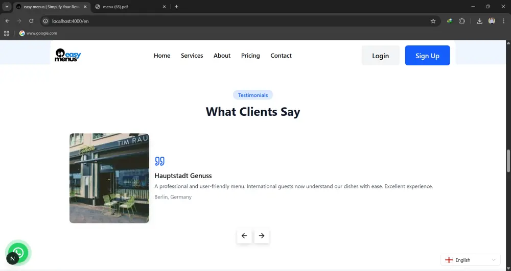 تطوير منصة ويب كاملة متجر إلكتروني، نظام تعليمي، مدونة