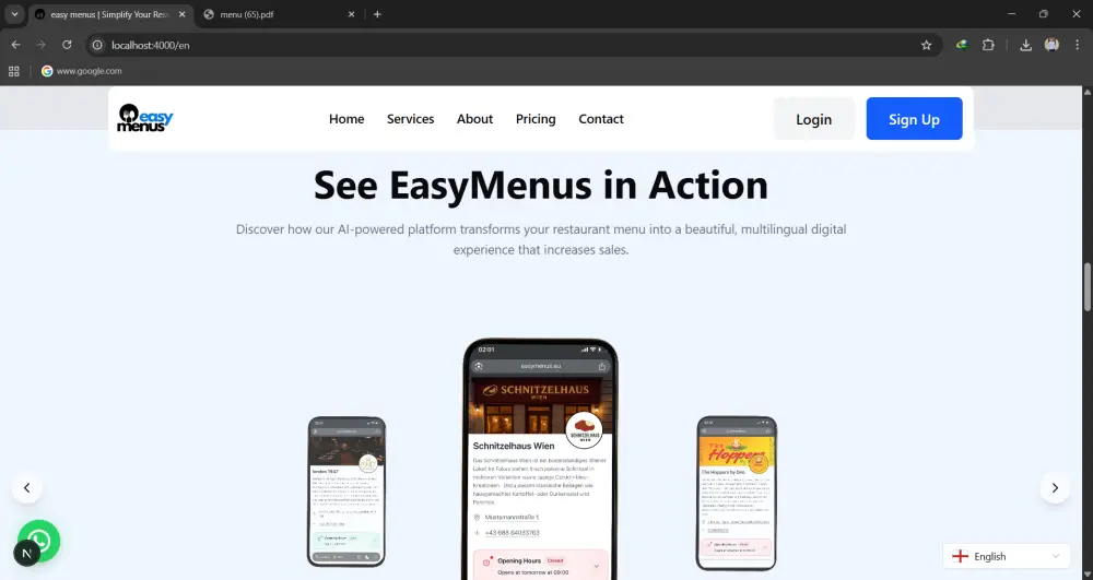 تطوير منصة ويب كاملة متجر إلكتروني، نظام تعليمي، مدونة