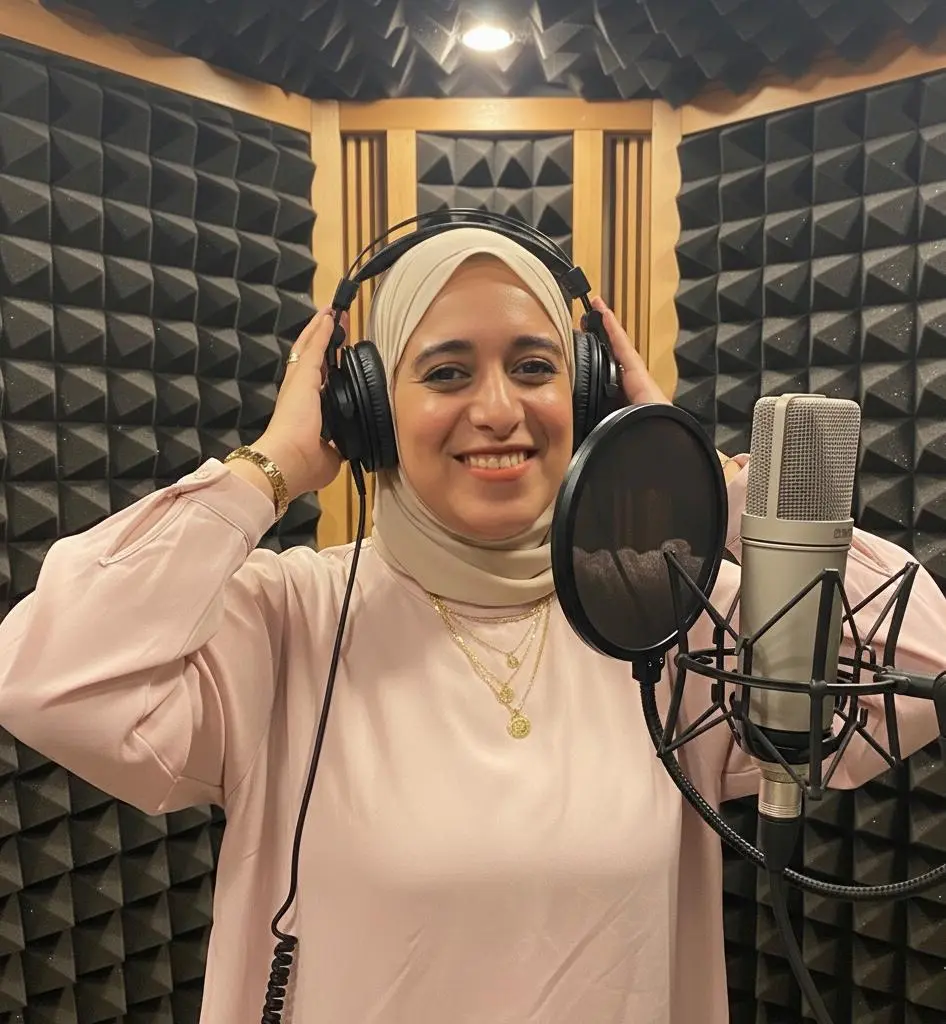تعليق صوتي احترافي وهندسة صوتية مع تنفيذ فيديوهات ومونتاج