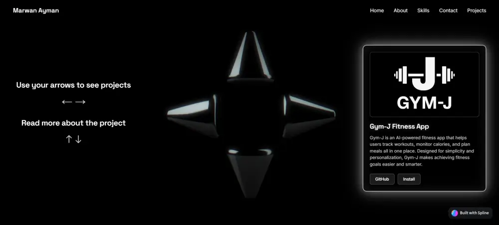 تصميم وتطوير بورتفوليو شخصي احترافي ومتجاوب لجميع الأجهزة