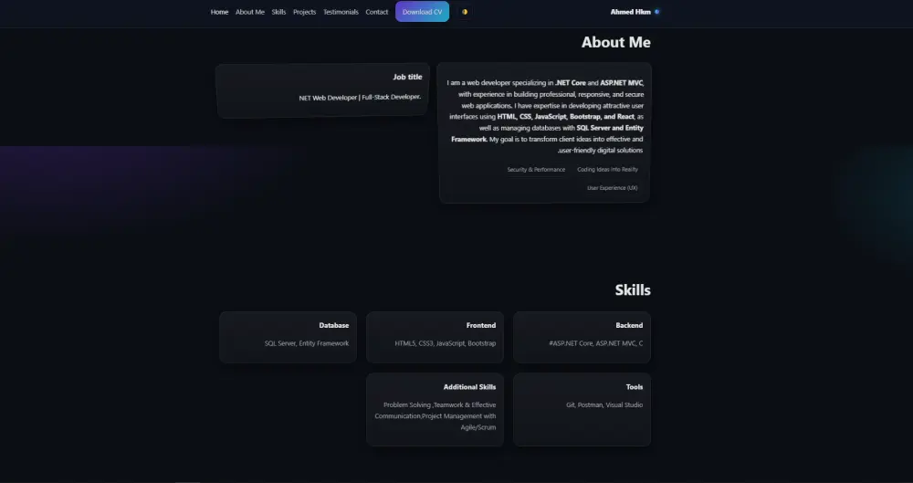 تصميم وإنشاء موقع Portfolio احترافي لعرض أعمالك ومشاريعك