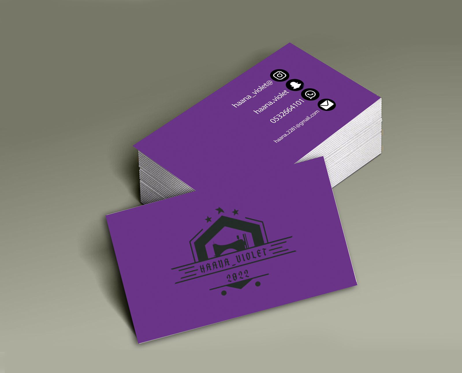 تصميم بطاقه عمل