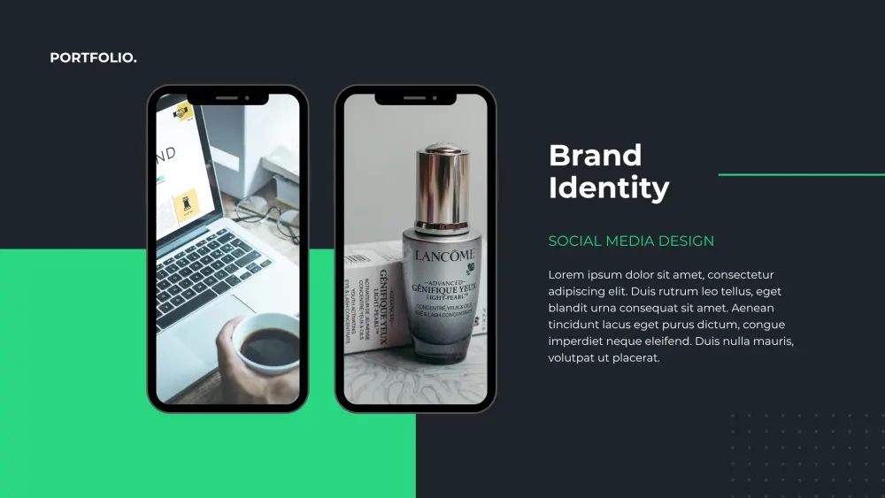 تصميم بورتفوليو احترافي مميز لعرض أعمالك وهويتك الشخصية