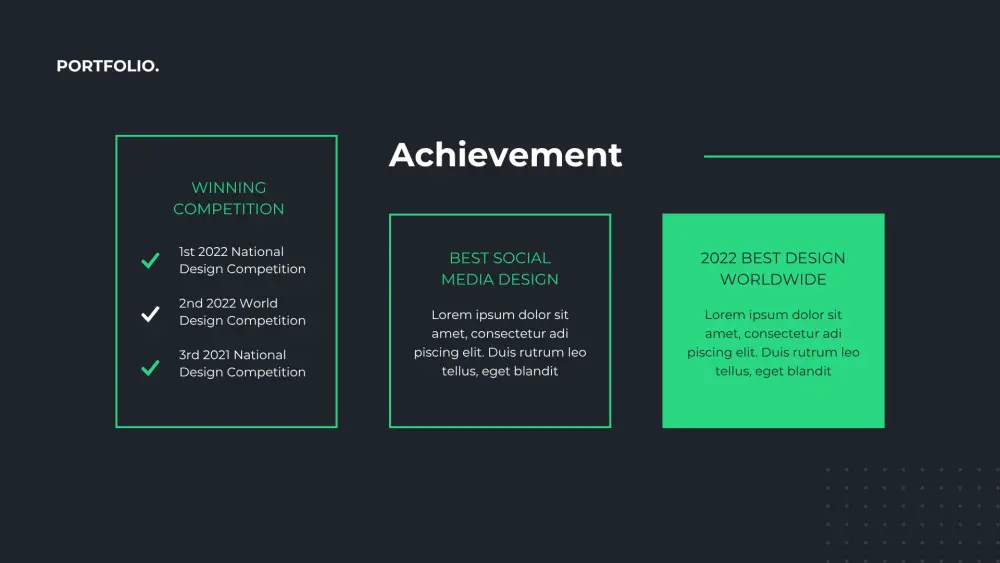 تصميم بورتفوليو احترافي مميز لعرض أعمالك وهويتك الشخصية