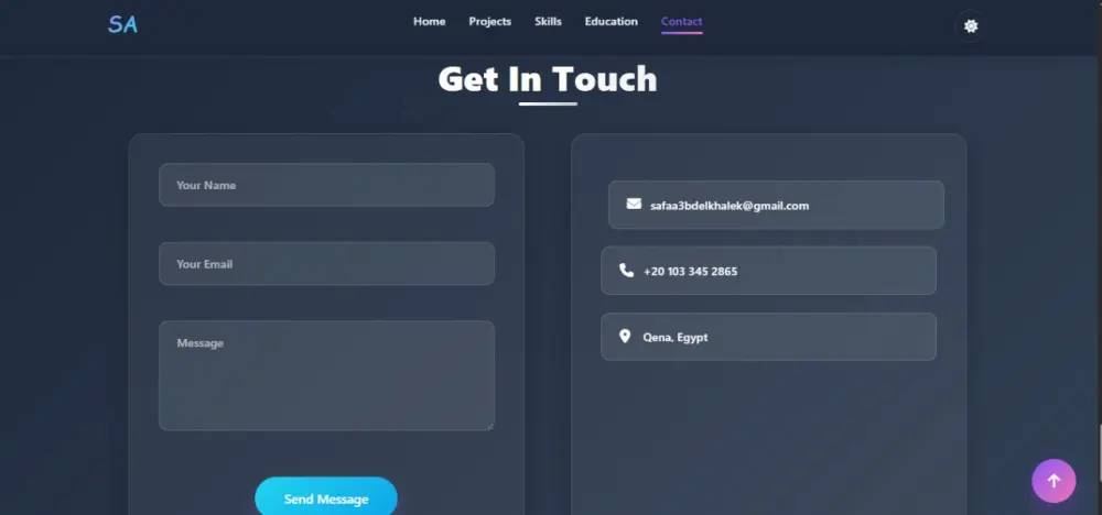 تصميم موقع شخصي (Portfolio) مميز للتعريف بك وعرض أعمالك