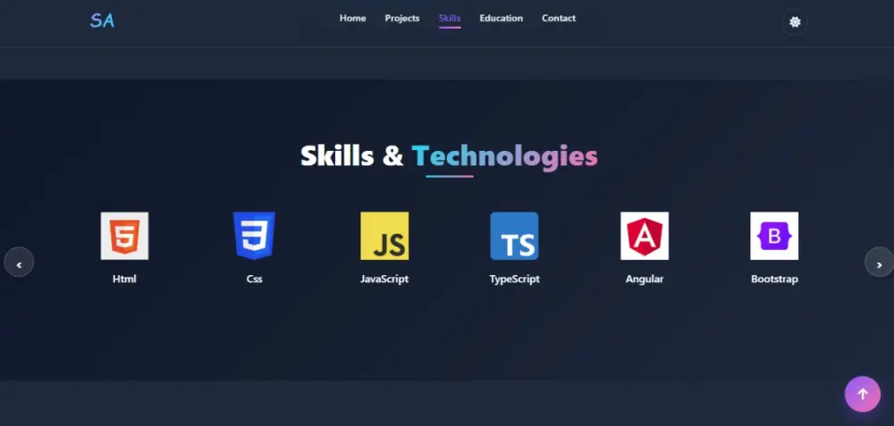 تصميم موقع شخصي (Portfolio) مميز للتعريف بك وعرض أعمالك
