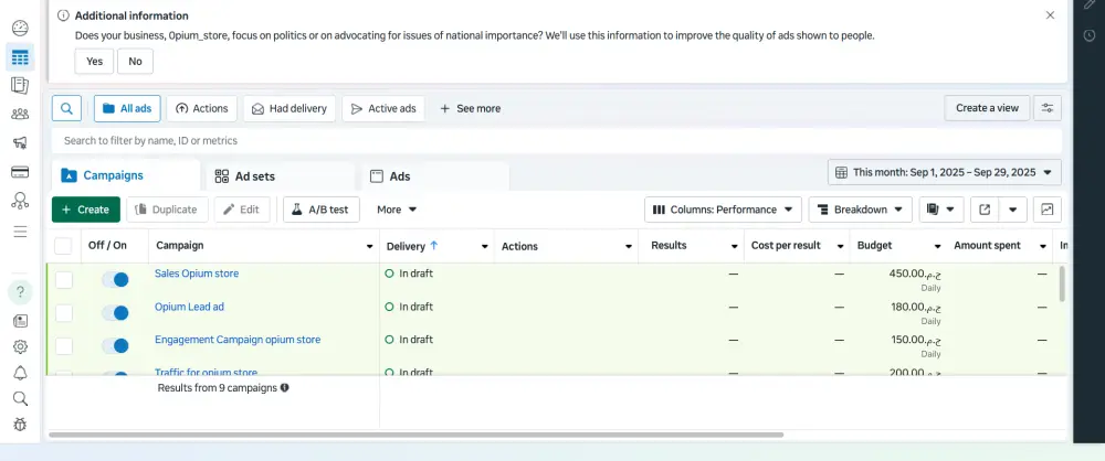 إنشاء حملات إعلانية مضمونة على منصات Meta