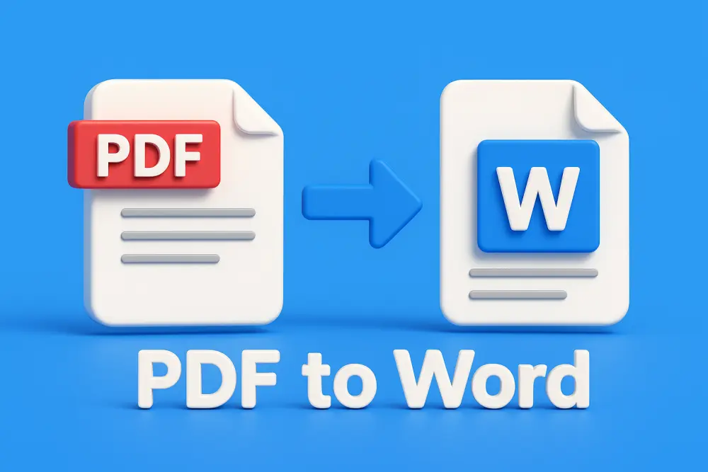 تحويل من PDF ل Word