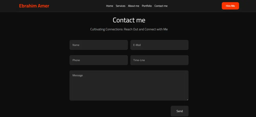 إنشاء موقع شخصى تعريفى Portfolio