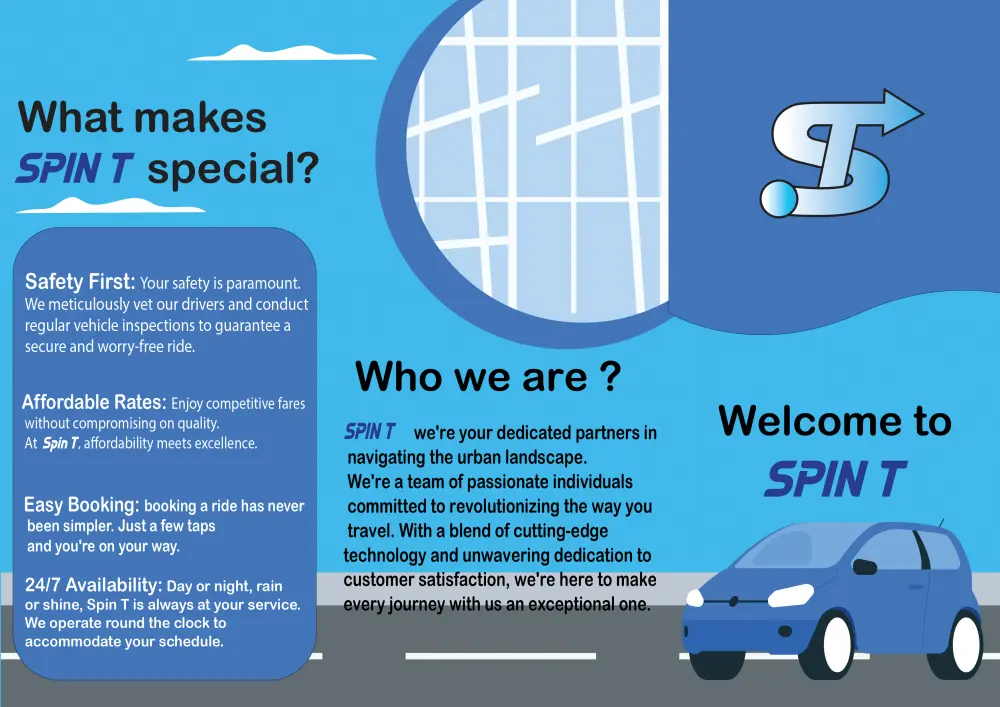 تصميم brochure مبتكر و ابداعي ( 3 اوجه)