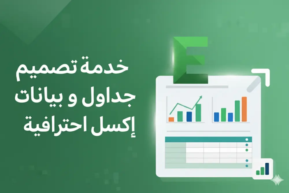 ادخال بيانات Excel و تصميم جداول احترافية