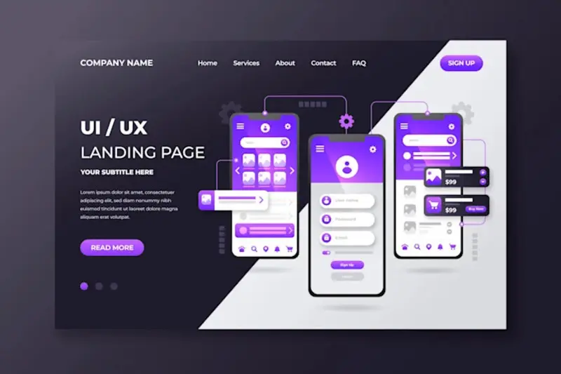 تصميم واجهات وتجربة مستخدم UI/UX عصرية لتطبيقاتك ومواقعك